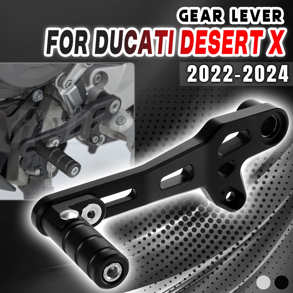 For Ducati Desert X 2022 2023 2024 Motorcycle Aluminum Gear lever DesertX Adjustable Folding Gear Shifter Shift Pedal Lever