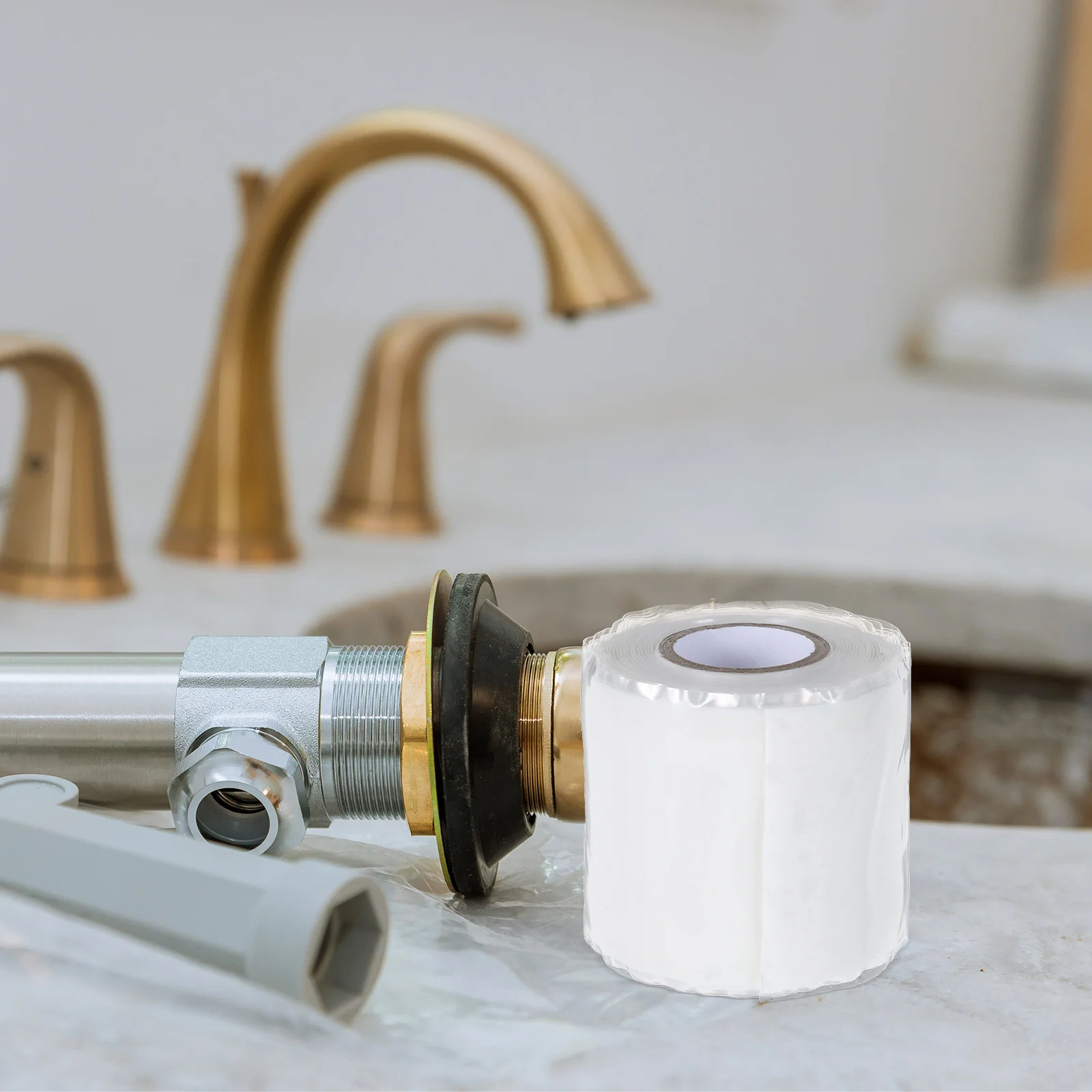 

1 Roll 3 Meter Waterproof Self-Fusing Silicone Repair Tape For Pipe Leak Electrical Insulation Hose Sealant Plumbing Diy Tool