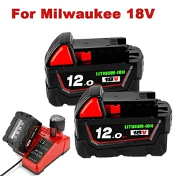 Original  12.0Ah/9.0Ah For Milwaukee M18 18V  battery 48-11-1815 48-11-1850 2604-22 2604-20 2708-22 2607-22 power Tools Battery