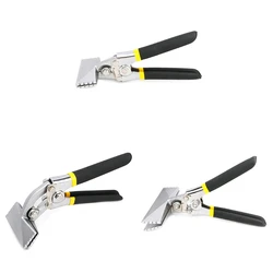 Sheet Metal Bending Pliers Hand Seamer Wide Jaw Straight 80mm/Elbow 80mm/Straight 150mm Tools for Welding Clamps