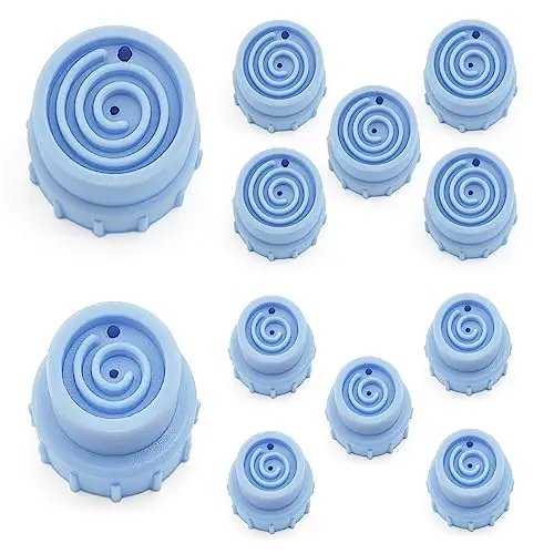 Beauty Skin Face Care Tools 6 Pcs Small And 6 Pcs Large Vortex Tips Set Hydro Peel Water Scrub Silicone Cap Replacement Head