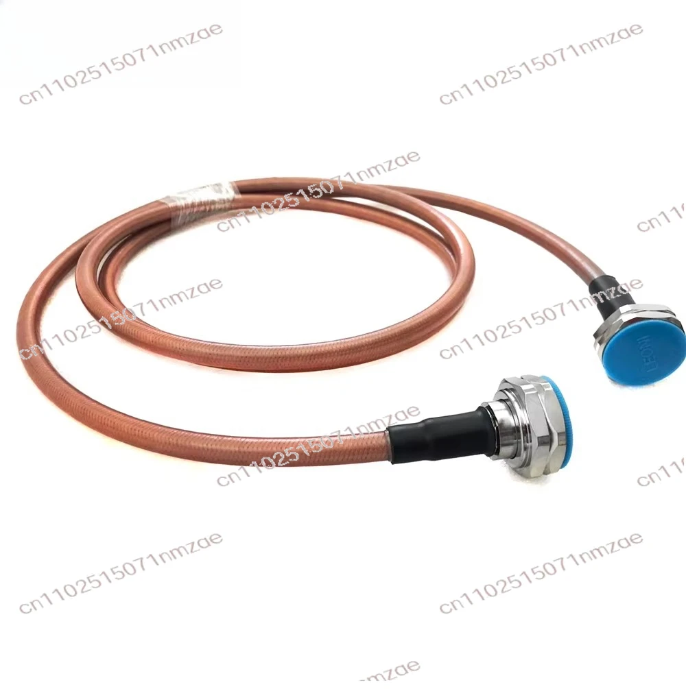 ‌RG393 7/16 Din Male to Male Jumper Cable Low Smoke Flame Retardant High Temp Resistant