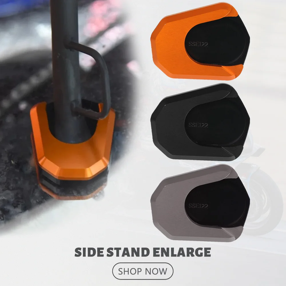 

Motorcycle Accessories CNC Aluminium Side Stand Enlarge Kickstand Extension FOR 390 250 Adventure ADV 2019 2020 2021 2022 2023