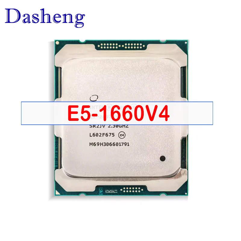 Xeon E5-1660V4 CPU 14 nm 8 Cores 16 Threads 3.2GHz 20MB 140W processor LGA2011-3 for X99 server motherboard E5 1660V4