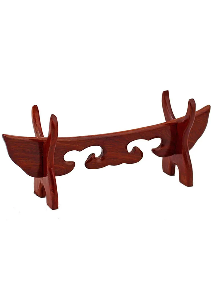 Redwood Sword Blade Knife, Katana Ivory Display Shelf, Collection Pedestal, Wood Base Decoration, Show Shelf Stand