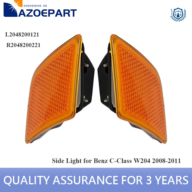 

Front Bumper Side Marker Light for Mercedes Benz C-Class W204 C300 2008-2011