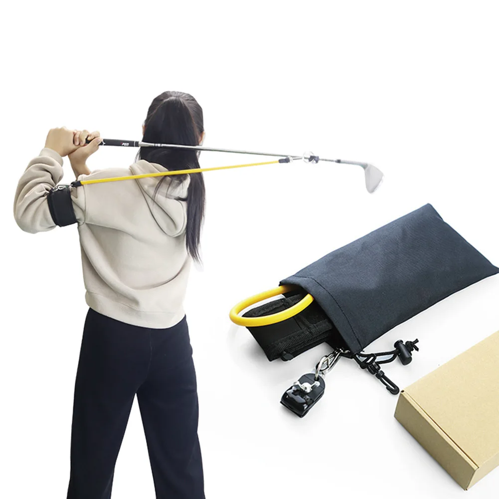 

Golf Swing Practice Golf Training Aid 20*10*4cm Alignment Guide Tool Enhance Muscle Memory For Sports Training