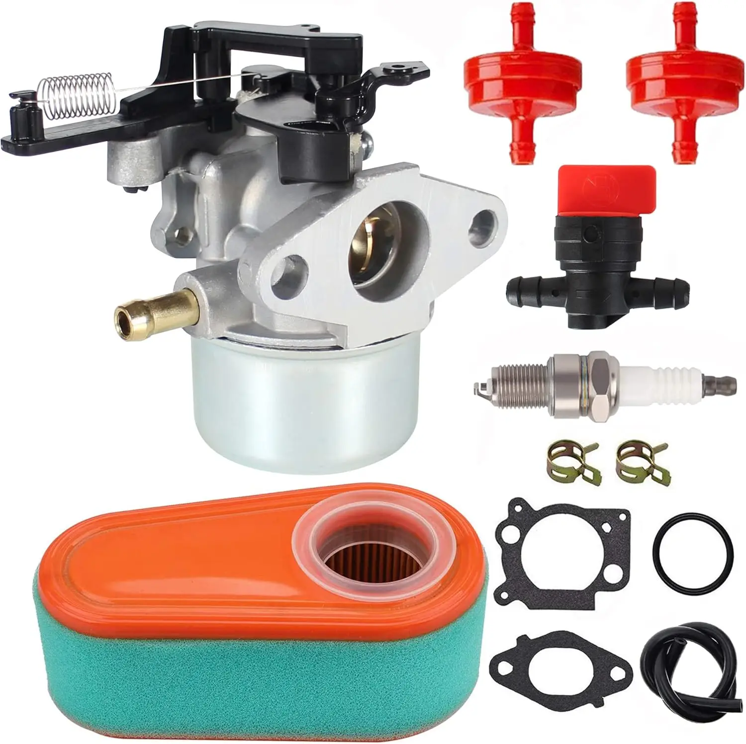 For Carburetor Replacement 591597 590780 Compatible with Briggs and Stratton 591137 216852 190cc Engine Fit Troy-Bilt 020568 020