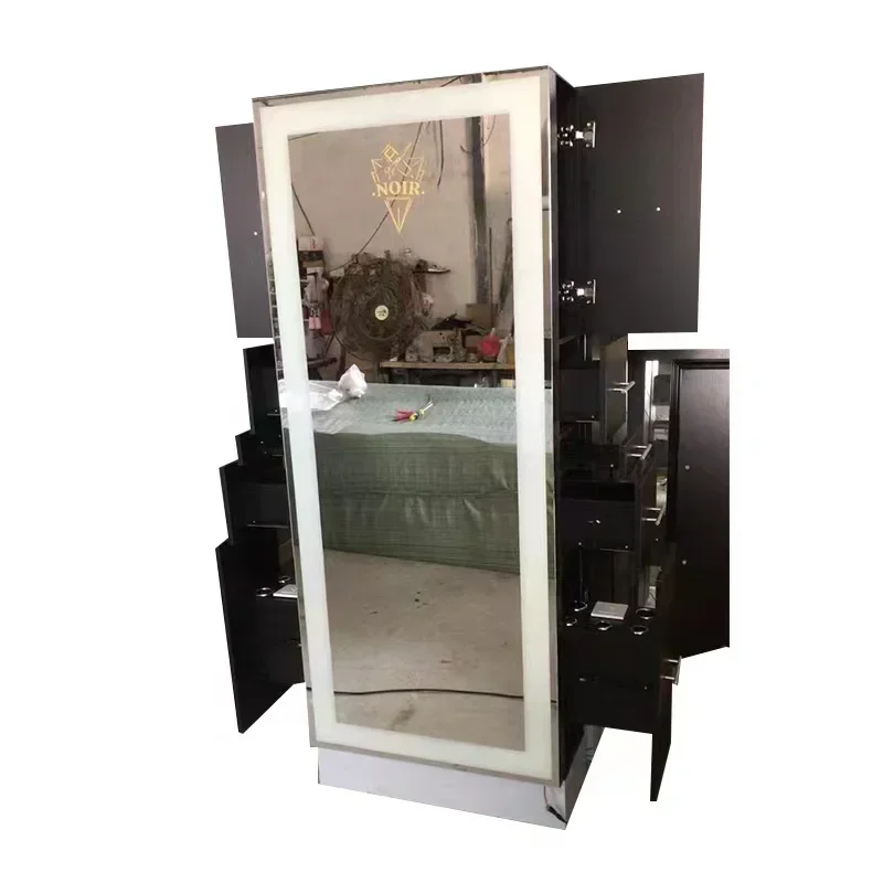 Classic Stainless Steel Mirror for Commercial Use Space Saving Modern Design Reinforced Frame Reliable Performance