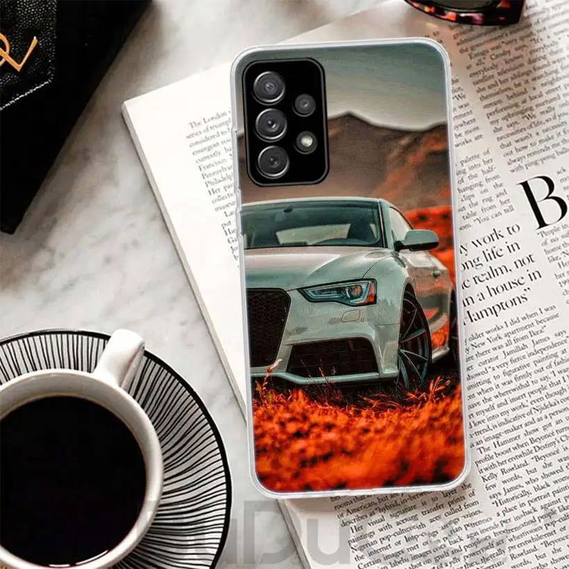 Sports Cars Male Men Phone Case For Samsung Galaxy A15 A14 A54 A13 A53 A12 A52S A55 A22 A23 A24 A32 A33 A34 A25 A35 A03S A04S A0