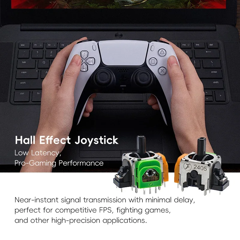 DATA FROG Replacement 2Pcs Joystick 3D Analog Stick for  PS5/PS4/Switch Pro/Xbox One/Series Controller Repair Parts Accessory view 5