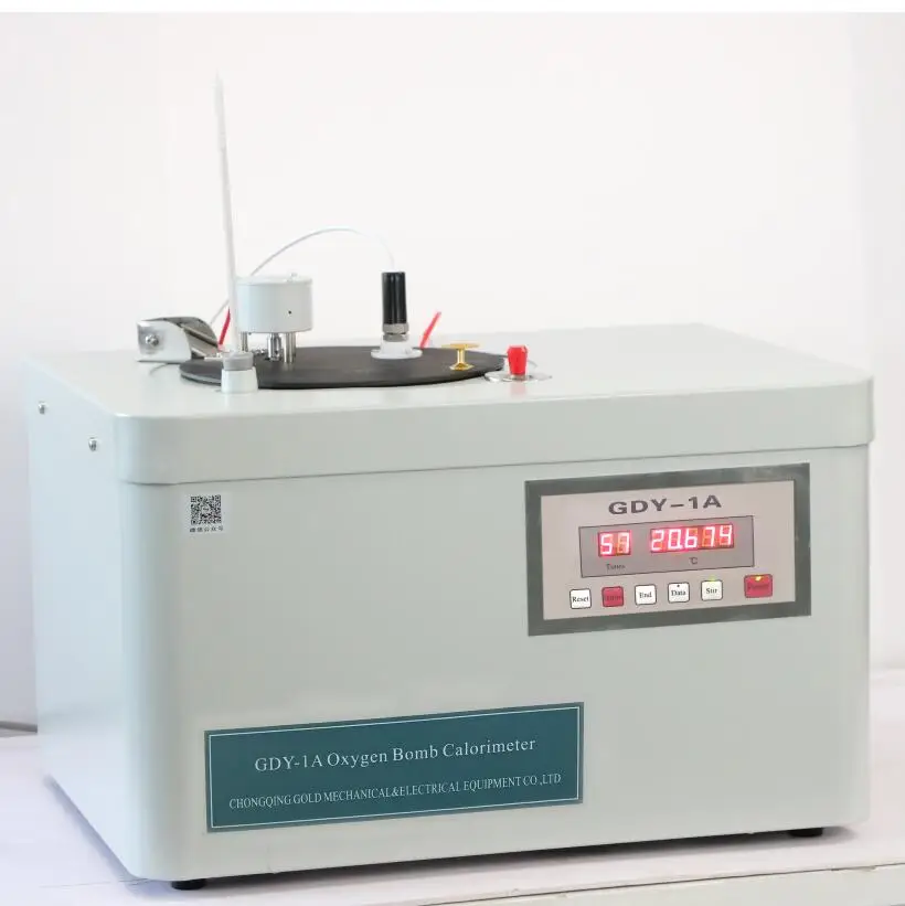 Manual Type Bomb Calorimeter ASTM D240 Calorific Value Measuring Instrument