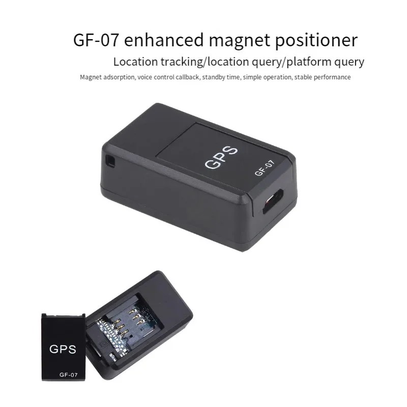 Car strong magnet adsorption-free installation-free GPS locator high-precision anti-lost device for elderly children and pets