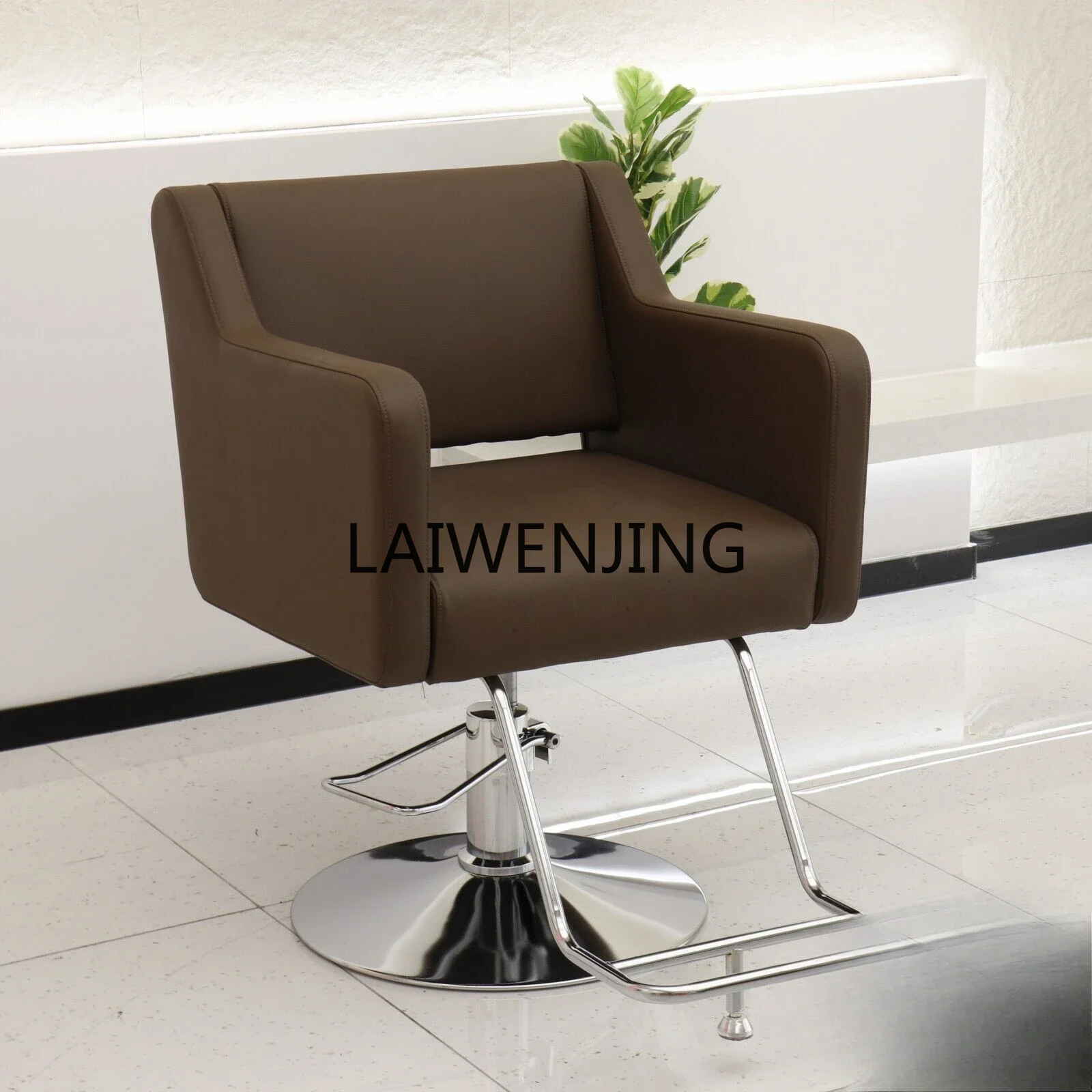 MJY Barber Shop Lifting Rotating Perm Dyeing Seat Barber Shop Stool
