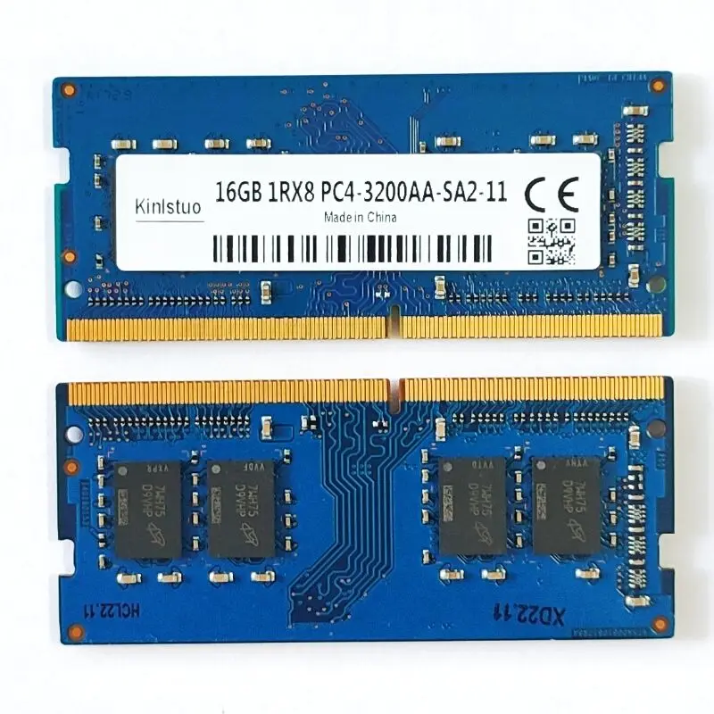 Imagem -06 - Memória do Kinstuo-ddr4 Ram para o Portátil 16gb 3200mhz Pc43200aa-sa211 Sodimm 260pin Pc4-3200aa-sa2-11