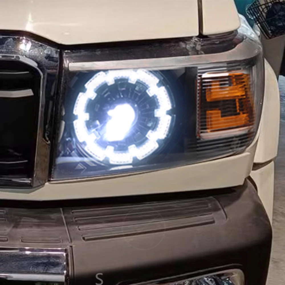 

For Toyota Land Cruiser LC71 LC76 LC78 LC79 2006-2023 Automatic Headlight Assembly Upgrade LED 2025 Projection Lens Accessories