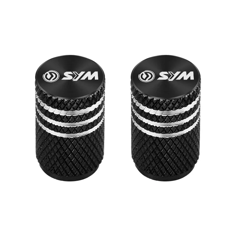 Motorcycle Accessories for SYM Joymax Z 125 200 250 300 GTS 250i 300i T3 Maxsym Wheel Tire Valve Stems Caps + Keychain Key Rings