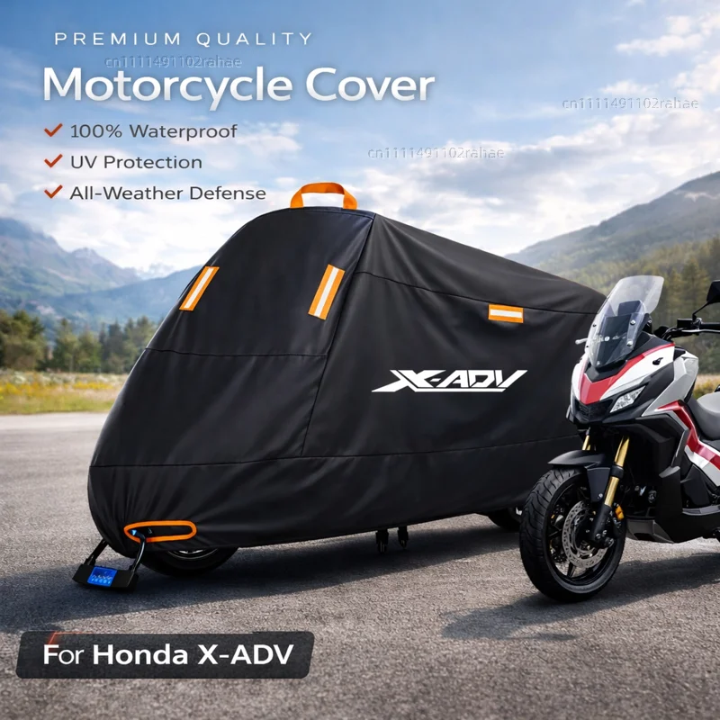 

Чехол для мотоцикла Honda 750 2014-2020, водонепроницаемый, утолщенный, из полиэстера, с защитой от УФ-излучения, дождя, пыли и солнца, всепогодный чехол