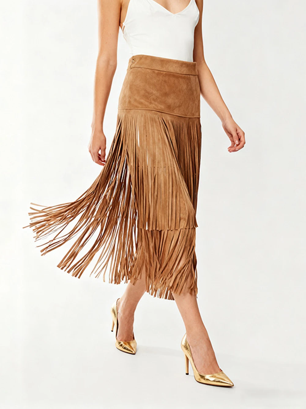 2025年秋のヨーロッパとアメリカのスタイルの女性向けデザインハーフスカート、新しいファッショナブルで高級なロングスカート