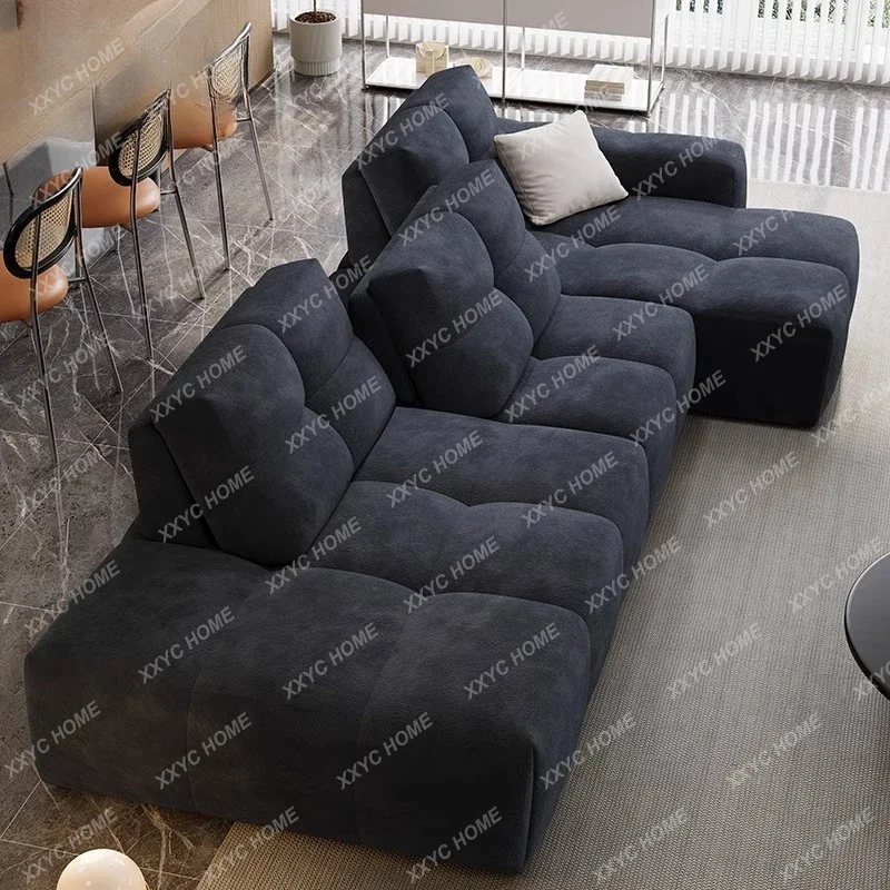 Z Minimalist sofa home living room adjustable backrest module matte fabric sofa