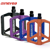 Gineyea Nylon Bicycle Pedals, Lighweight DU Bearing Anti-slip large platform Road Bike MTB Bike Pedal Bike accessories.