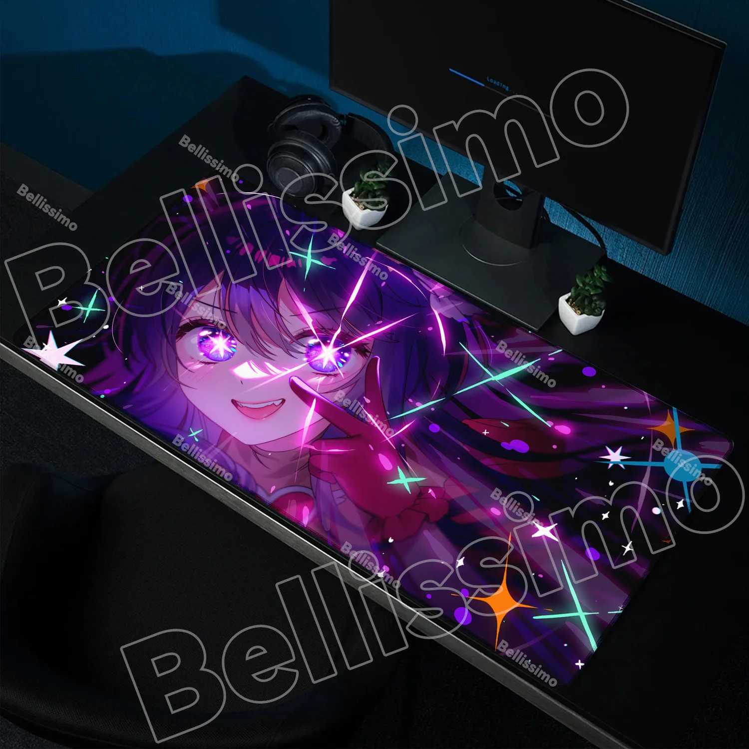 

Gaming Accessories Mause Pads Oshi No Ko Hoshino Ai Computer Mouse Pad Carpet Kawaii Girl Deskmat коврики для мыши Keyboard Pads