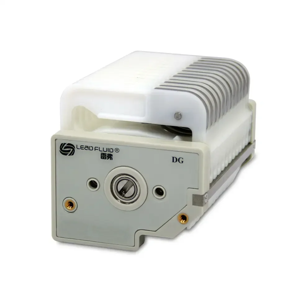 نطاق تدفق رأس المضخة من سلسلة DG متعددة القنوات 0.00016 ~ 48 مل / دقيقة