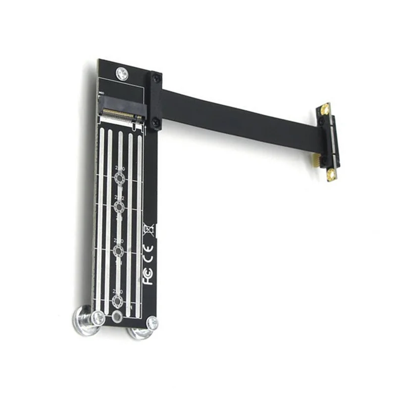 

NEW-M. 2 Nvme M Key Riser Card M2 To Pcie X1 PCI-E 3.0 1X To M. 2 Key-M PCI-Express Extension Cable Gen 3.0