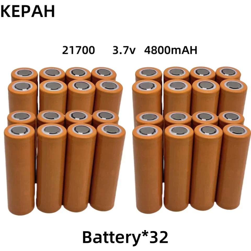 21700 NCR21700T Lithium Rechargeable Battery 4800mAh 3.7 V 40A High-discharge Battery High-drain Li-ion Battery led flashlight
