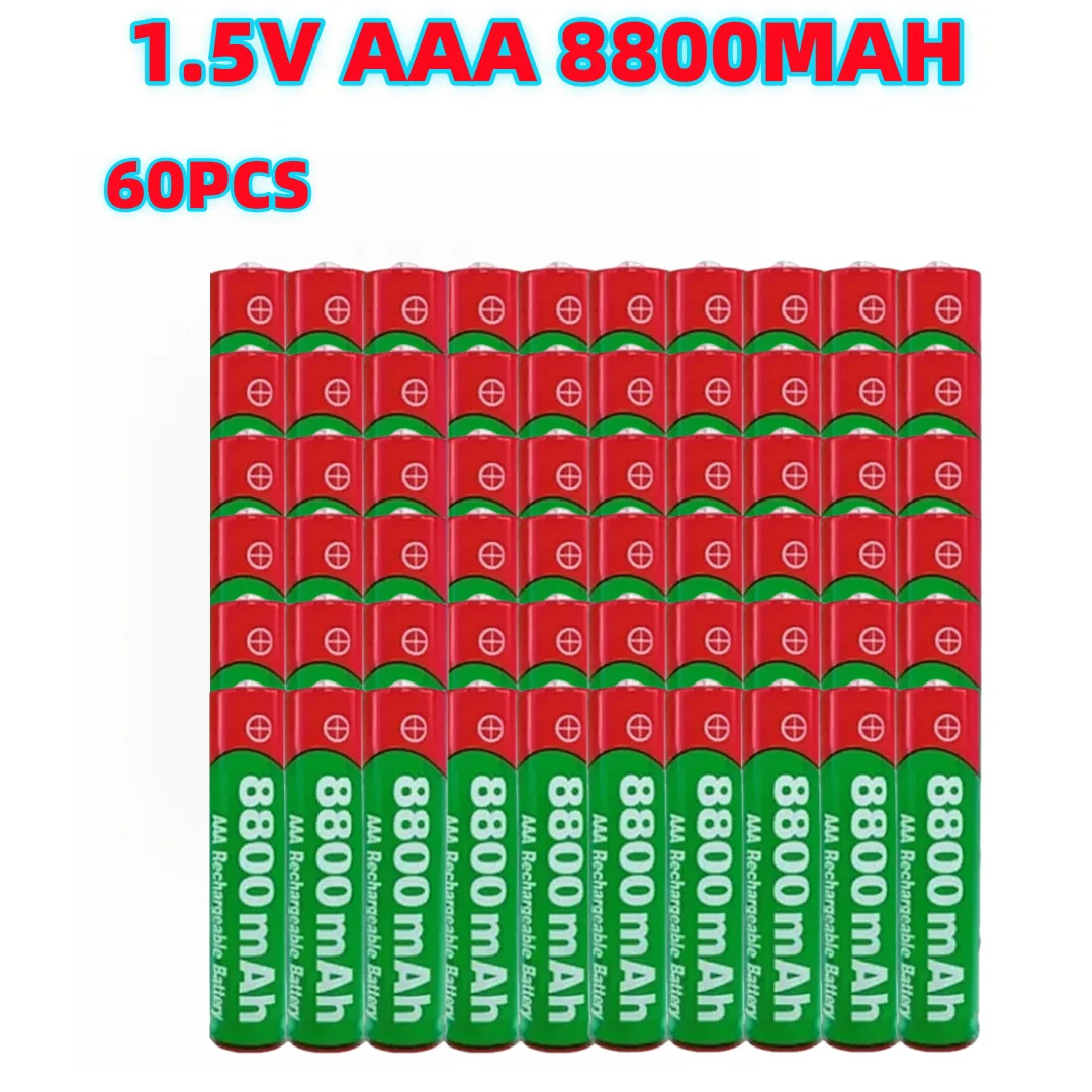 NIEUWE 8800mAh Oplaadbare Batterij AAA Alkaliteit Batterij 1.5 V AAA Batterij voor Klokken Muizen Computers Speelgoed enzovoort