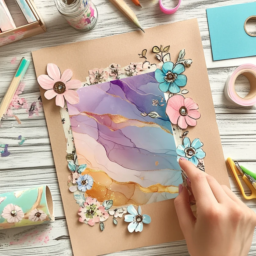 حزمة ورق قصاصات فنية عتيقة (36 ورقة، 6 × 6 بوصة): لمجلة غير المرغوب فيها، مخطط، صنع البطاقات، ديكور DIY