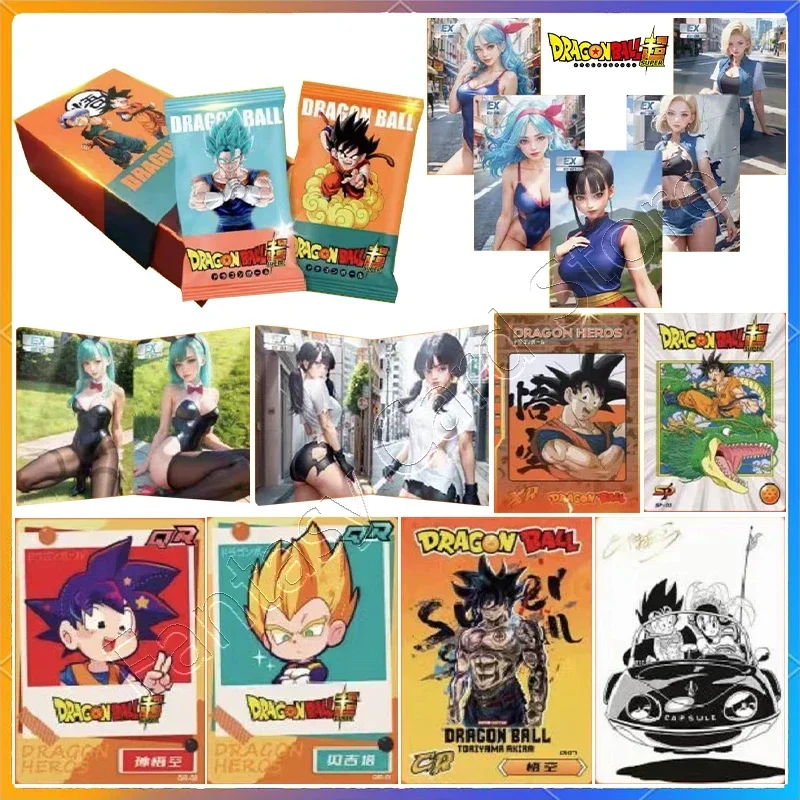 Limited Sale Anime Dragon Ball Card Son Goku Saiyan Vegeta TCG Rare Trading Collection Card Anime Battle Carte for Children Gift