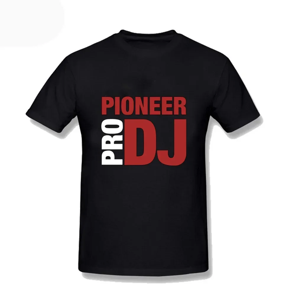 Fashion Pioneer Pro DJ Men's T Shirts Printed Oversized Hip Hop Playeras De Hombre Cotton Short Sleeve Clothing Tops XS-3XL 2024