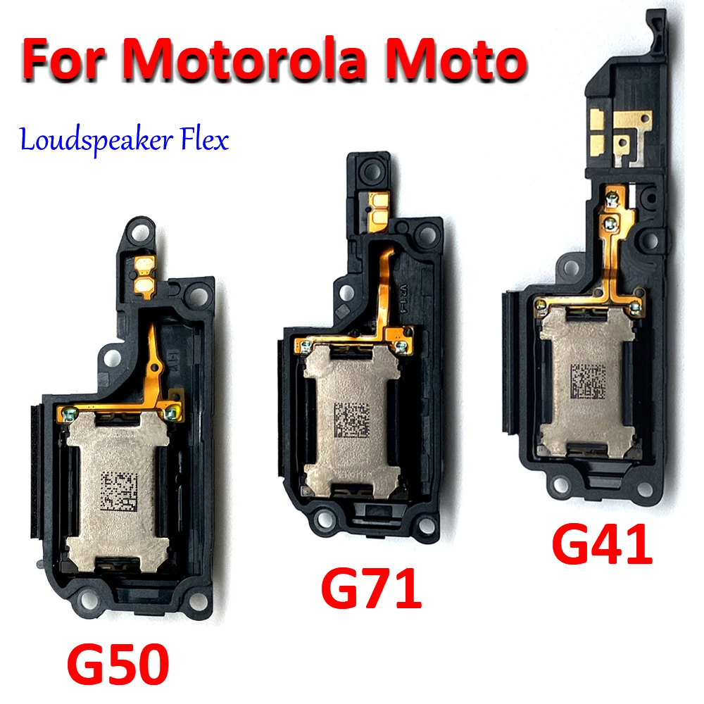 NEW Loudspeaker bottom Loud Speaker Sound Buzzer Ringer Flex Cable For Motorola Moto G31 G41 G71 G50 4G G51 5G G32 G52 G60S G82