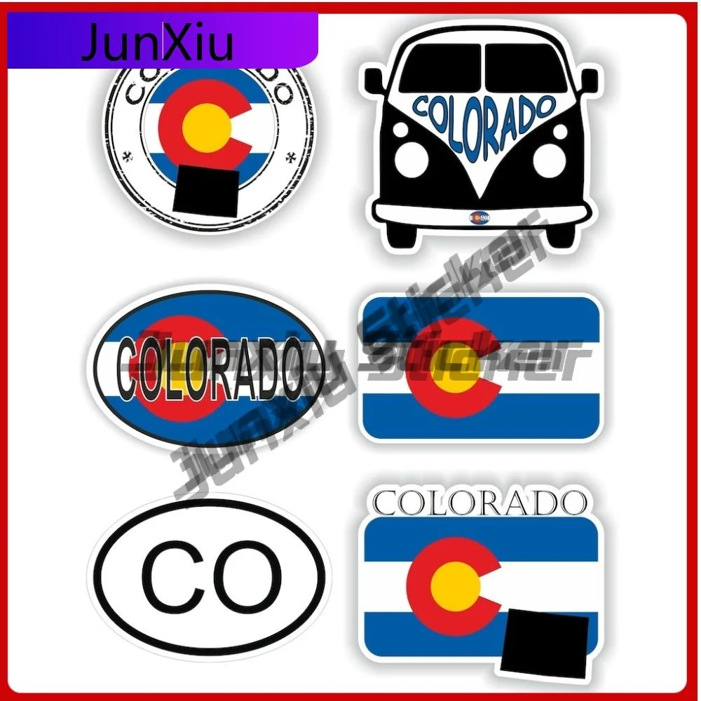 

Colorado America Flag National Emblem Vinyl Decals Funny Decorations For Pictures X 500 Motorcycle Bicycle Window Stickers Cars