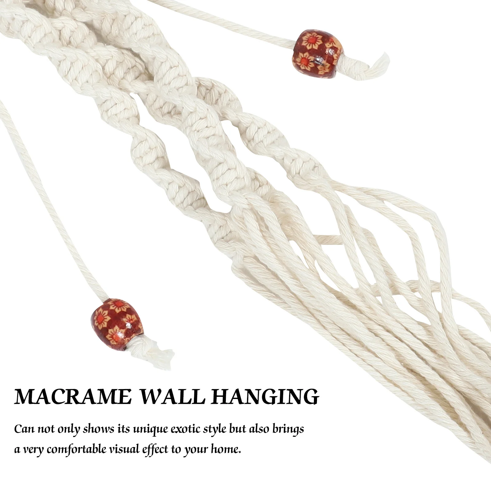 

Beaded Macrame Plant Hanger Indoor Flowerpot Holder Bohemian Party Decoration Plant Hanger Bohemian Party Decorations