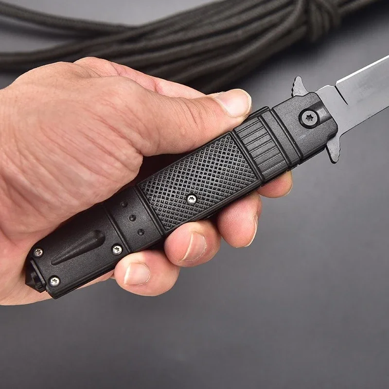 سكين قابل للطي في الهواء الطلق، نجاة برية متعددة الوظائف، الدفاع عن النفس، معدات التخييم المحمولة، سكين صغير