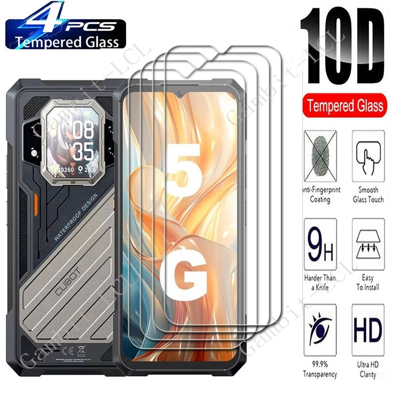 4PCS For Cubot KingKong X Pro Screen Protective Tempered Glass ON CubotKingKongXPro King Kong XPro 6.72