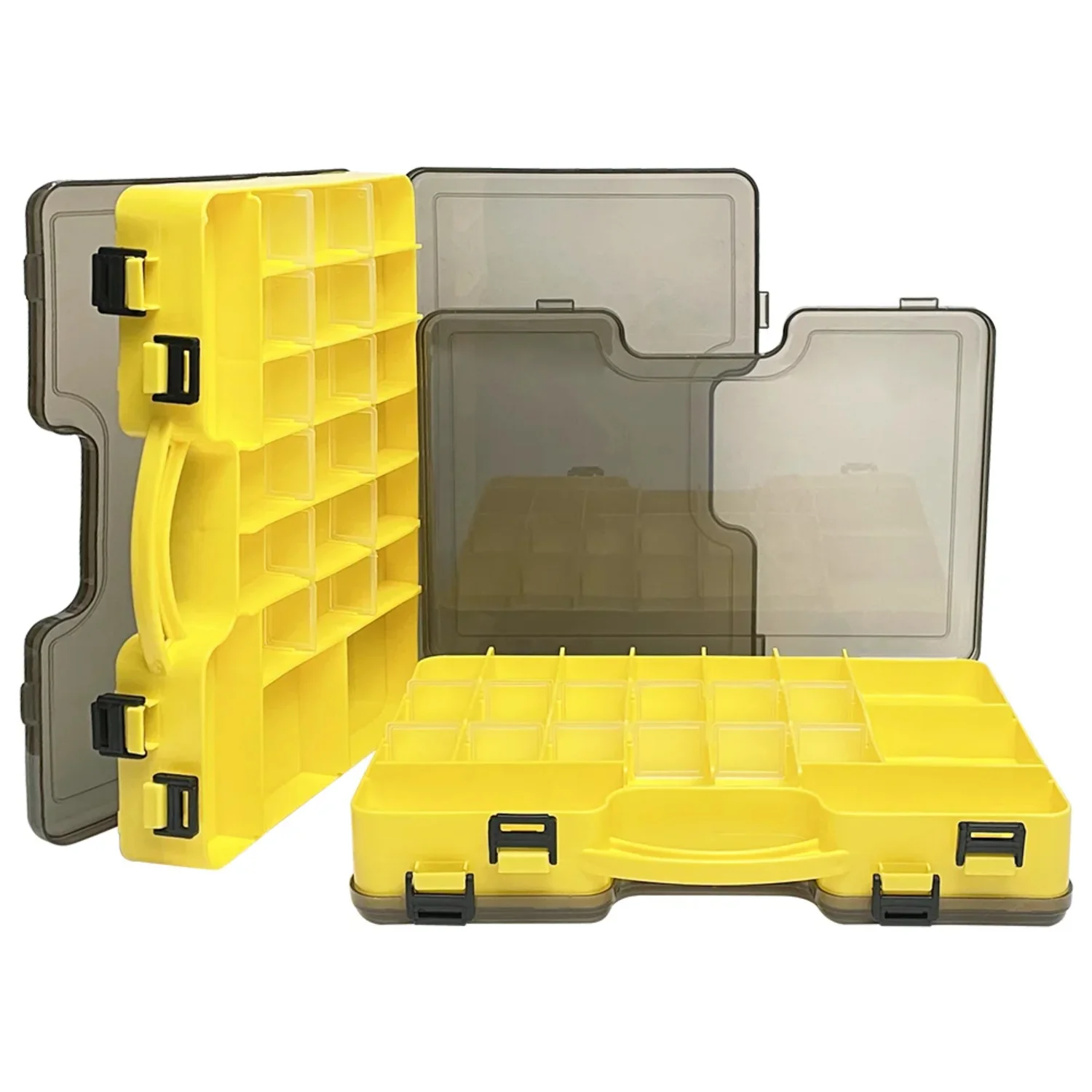 

Portable Lua Box Double-sided Lua Box Bait Activity Compartment Fishing Accessory Box Double Fake Bait Box Fishing Tackle Storag