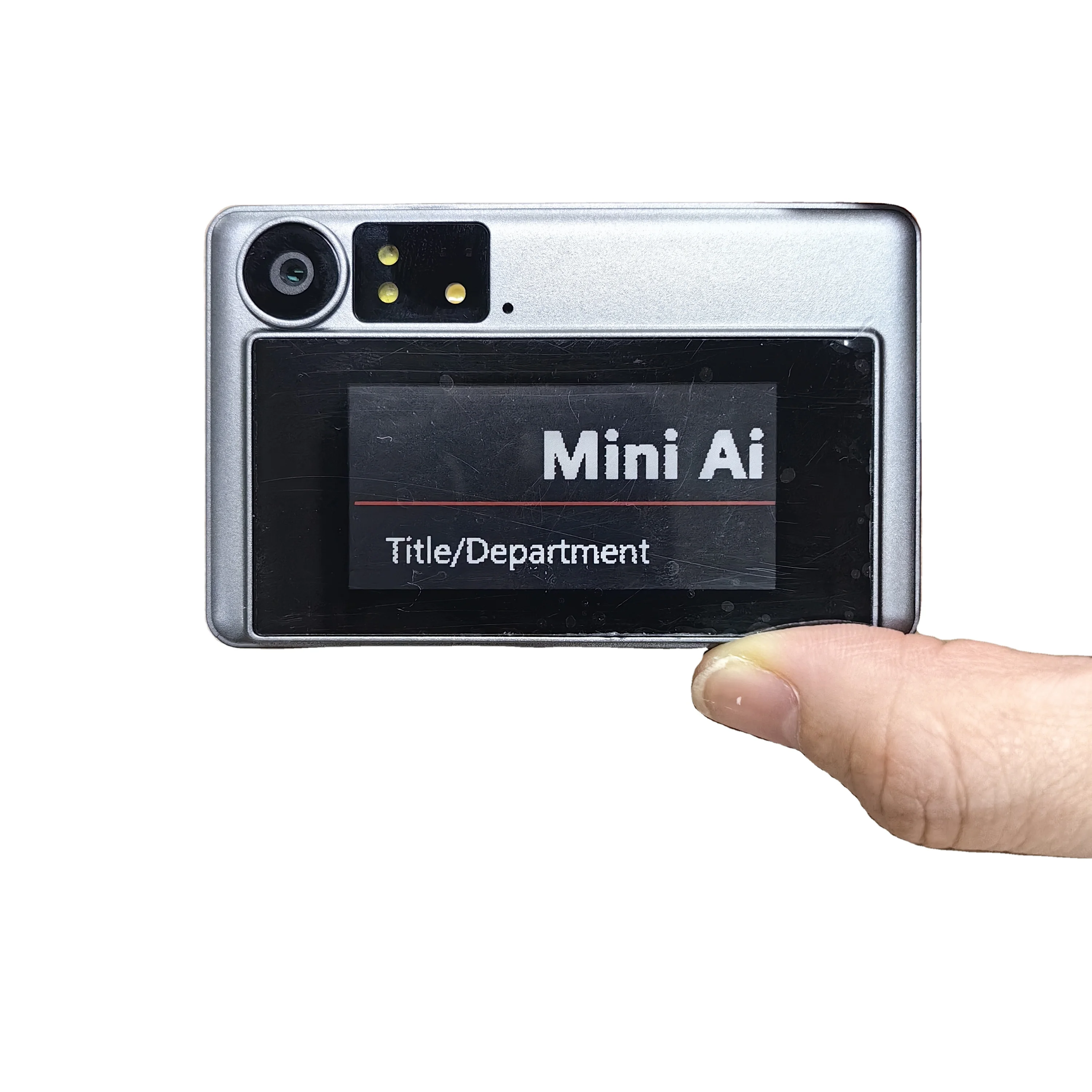 2026unique Wireless Wifi Name Tag Body Camera HD Flash Light Mini Camera Wide Angle E-ink Display Screen APP Control Body Video
