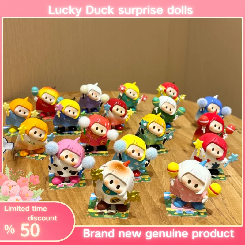 

YOYO Tilted Head Collection Mini Blind Box Cute Action Figure Mystery Box Anime Figure Surprise Bag Cartoon Collection Model Toy