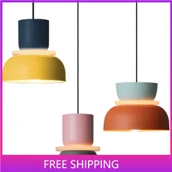 Nordic Pendant Light for Restaurant Bedroom Bedside Kitchen Island Hanging Lamp Modern Design Lighting Chandeliers Bowl Cafe