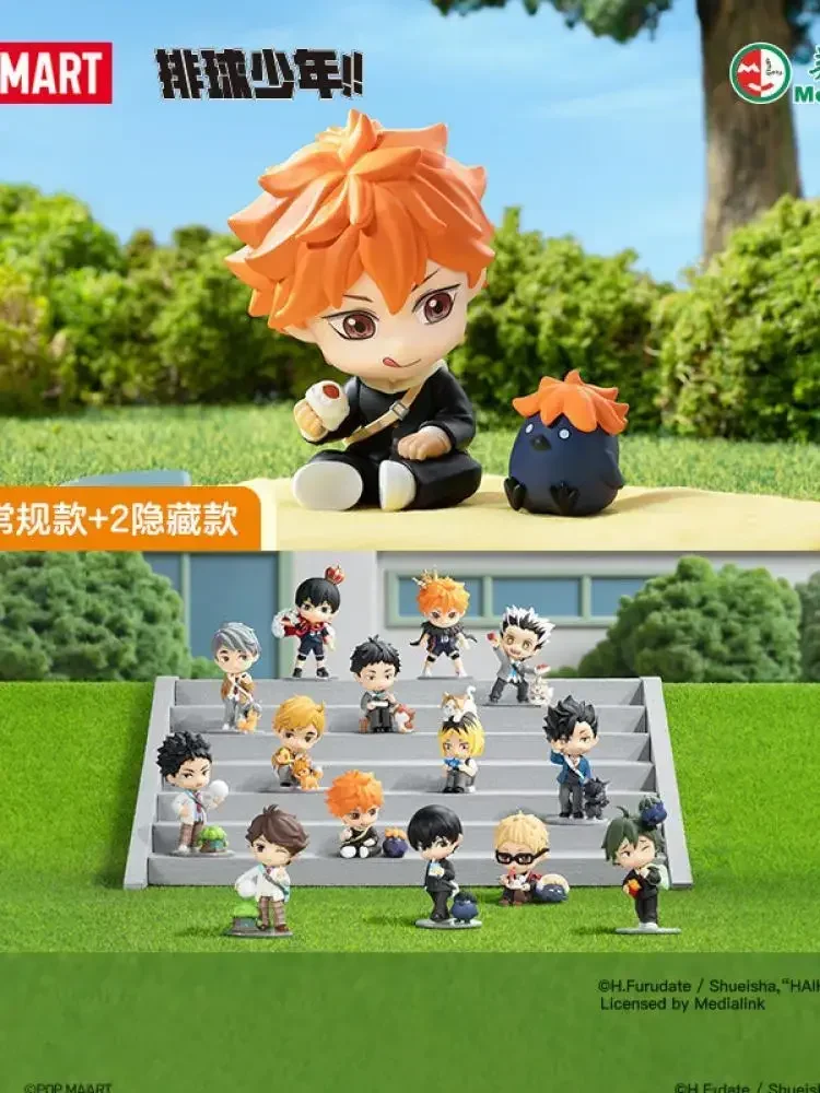 POPMART HAIKYU!! OFF-COURT VIBES Serie Blindbox-Spielzeug Überraschungsbox Guess Bag Puppe Desktop-Ornamente Sammlung Niedliche Anime-Figur