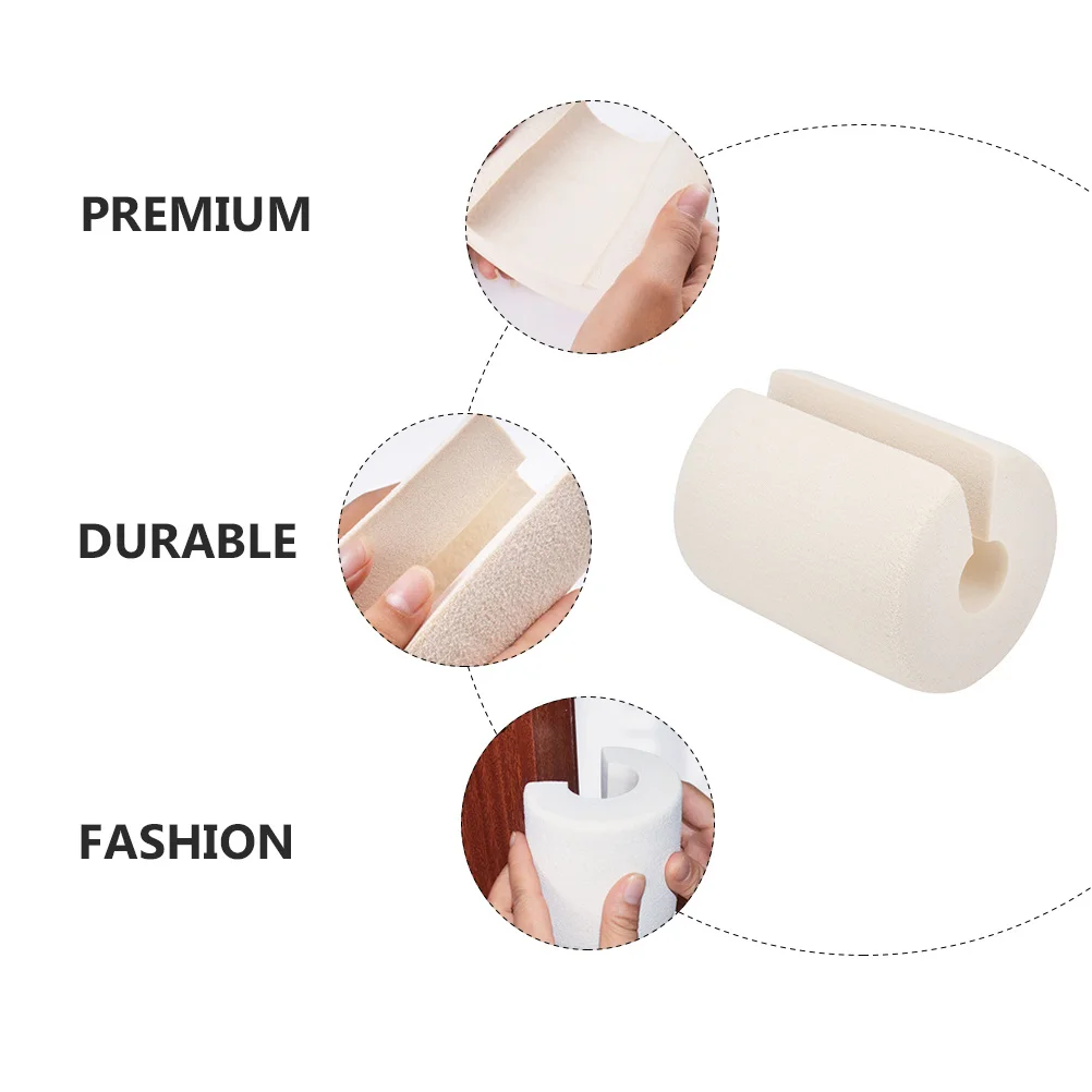 

2Pcs Cylindrical Door Stopper Safety Soft Nbr Material Noise Reduction Protect Floor Prevent Slamming Baby Finger Protection