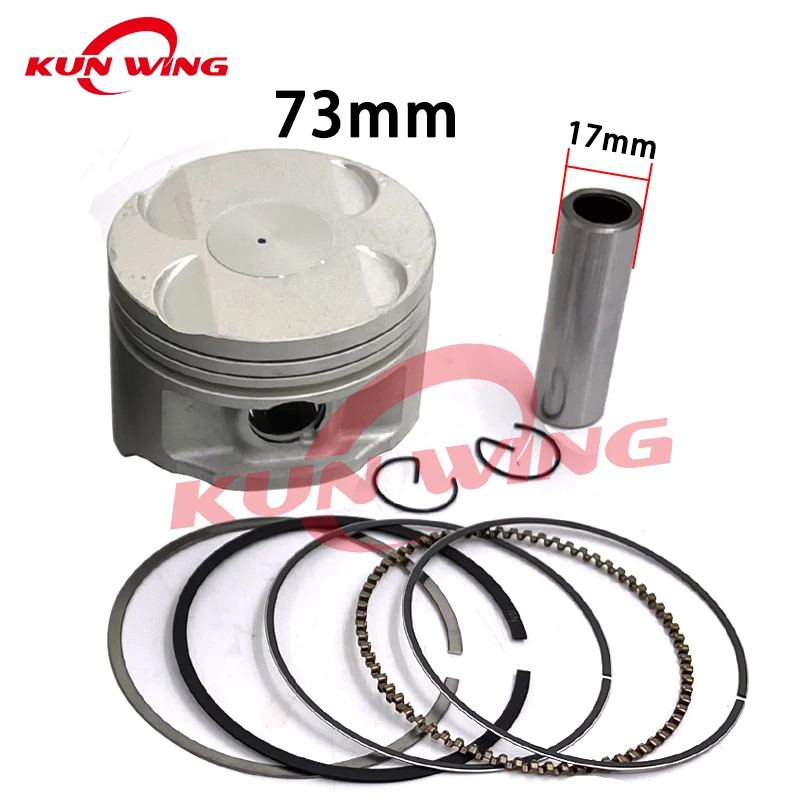 73MM Piston Rings Kit Gasket for Honda CBX250 CBX 250 Twister XR250 Tornado 250 2001-2008 Motorcycle Engine Parts