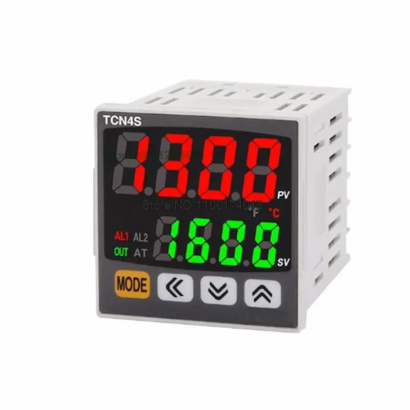 

TCN4S-24R Temperature Controller for Thermocouple Input 4-Digit 7-Segment LED Relay SSR Drive Output Thermostat TC4S