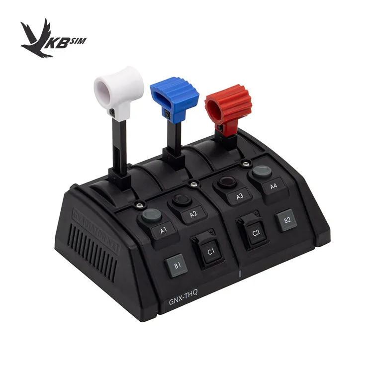 VKBSIM GNX THQ Game Rocker Extension Module Adjustable Damping And Handle Height Simulated Flight Rocker multifunctional bracket