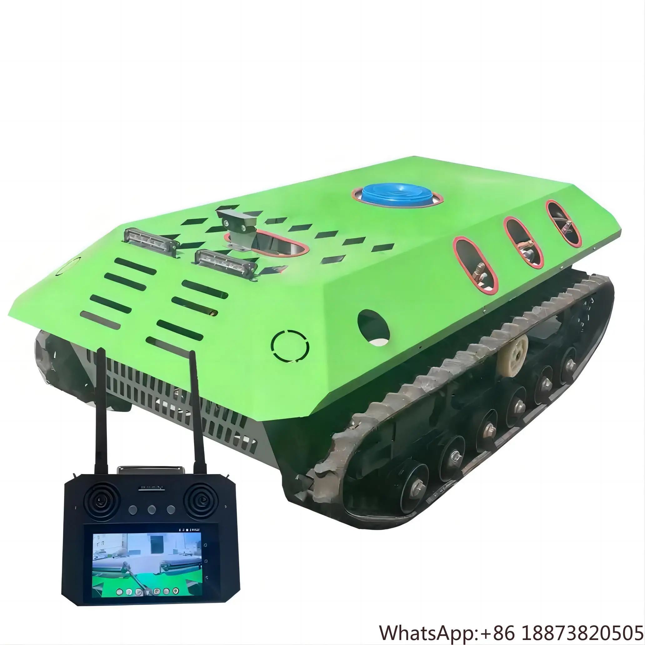 Small Multifunctional Flexible 200L Orchard Remote Control Garden Crawler Agriculture Robot Sprayer