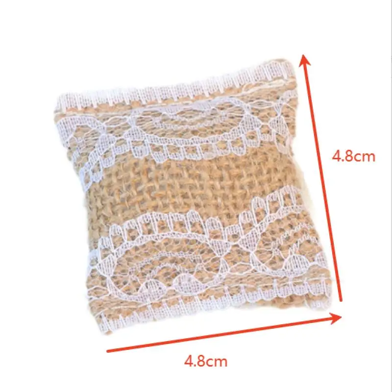 2 pezzi 1/12 simulazione casa delle bambole mini cuscino in pizzo cuscino del divano casa delle bambole decorazione del soggiorno accessori per la decorazione della casa delle bambole