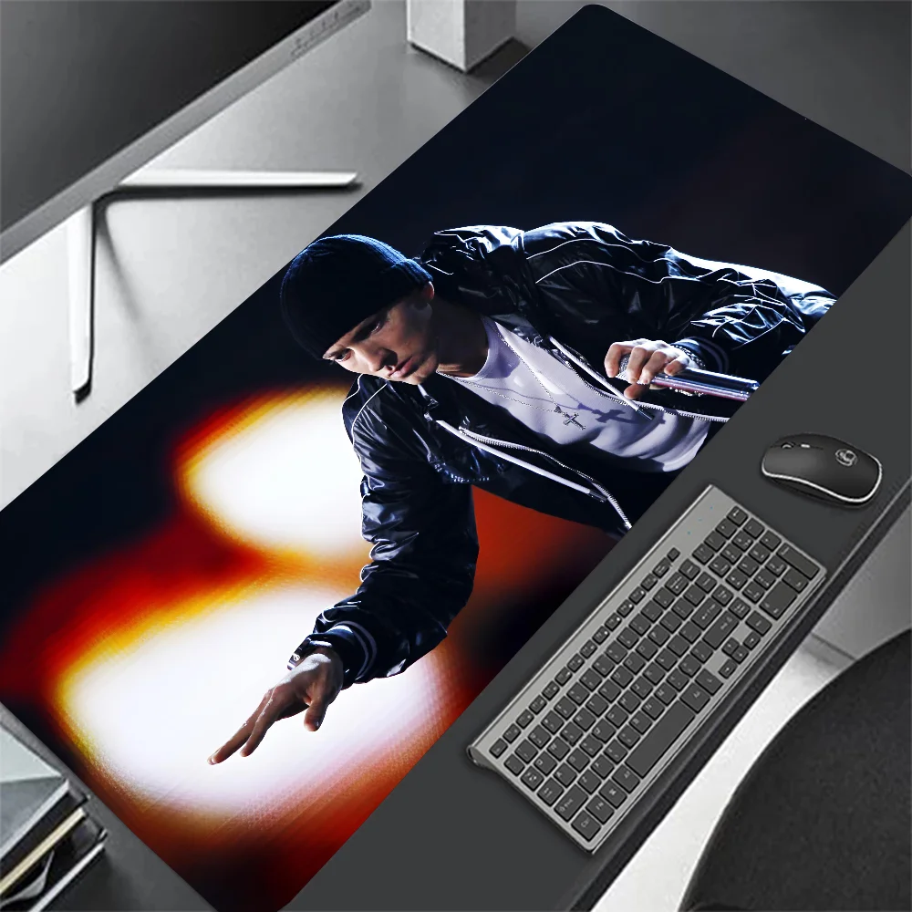 Rapper Singer E-Eminem Mousepad Large Keyboard Desk Mat Gaming Mouse Pad LockEdge Edge Non-slip Mat